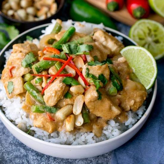 Poulet sauce aux beurre d'arachid / Peanut Butter Chicken 花生鸡